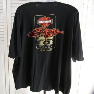 2015 Sturgis Bike 75 Years T-Shirt - XXL - Black